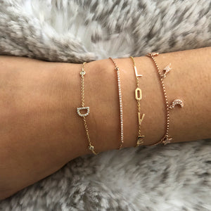 Diamond Bar Bracelet