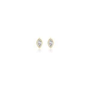 Marquise Bezel Lab Diamond Studs