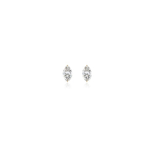 Marquise Prong Lab Diamond Studs