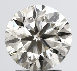 2.01 Carat L-SI1 Round Cut Diamond