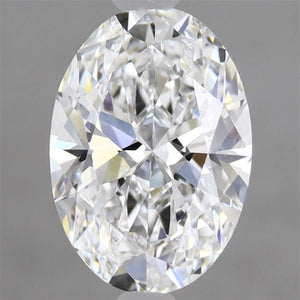1.74 Carat D-VVS2 Oval Lab Diamond