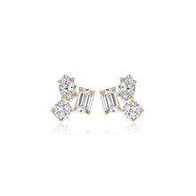 Load image into Gallery viewer, Small Three Lab  Diamond Diamond Studs
