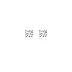 Princess Prong Lab Diamond Studs