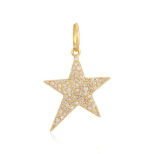 Load image into Gallery viewer, Modern Pave Star Charm
