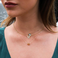 Load image into Gallery viewer, Block Heart Necklace
