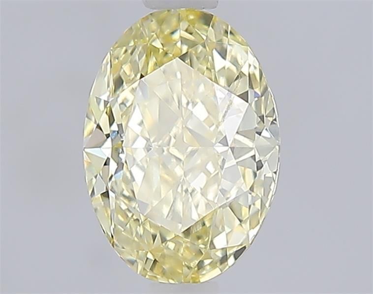 1.50 Carat Yellow VVS2 Oval Diamond