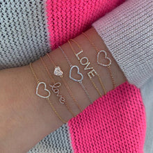 Load image into Gallery viewer, Cutout Pave Heart Bracelet
