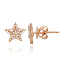 Load image into Gallery viewer, Large Pave Star Studs
