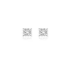 Princess Prong Lab Diamond Studs