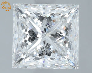 2.05 Carat E-VVS2 Princess Lab Diamond