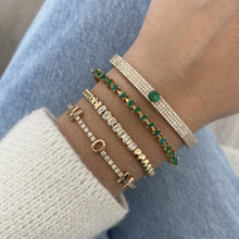 Load image into Gallery viewer, Diamond Tennis Mom Bracelet

