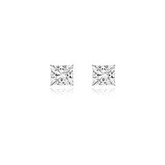 Princess Prong Lab Diamond Studs