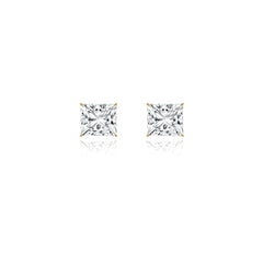 Princess Prong Lab Diamond Studs