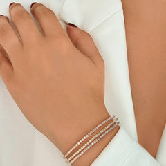 Flexible Pave Bangle