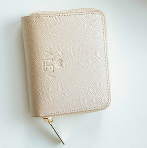 Golden Travel Jewelry Wallet