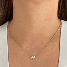 Load image into Gallery viewer, Small Multi Shape Three Diamond Necklace
