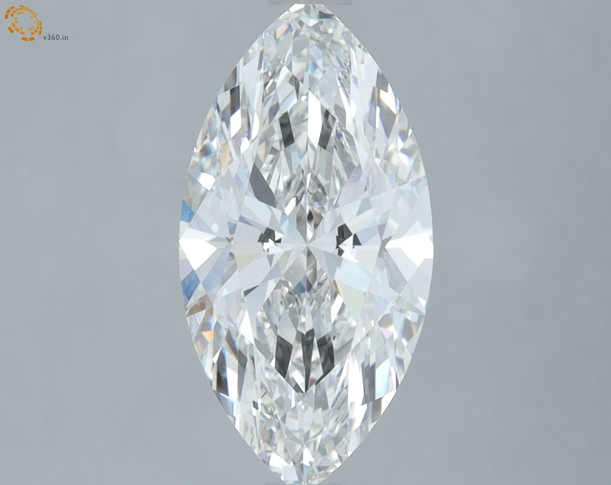 2.58 Carat F-VVS1 Marquise Lab Diamond