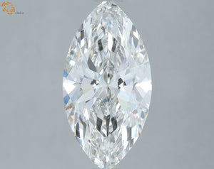 2.58 Carat F-VVS1 Marquise Lab Diamond