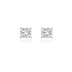 Princess Prong Lab Diamond Studs