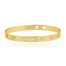 Load image into Gallery viewer, Clip On Round Diamond Bangle
