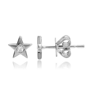 Star Single Diamond Stud