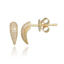 Load image into Gallery viewer, Diamond Dome Earrings
