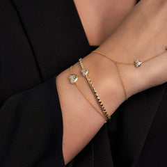 Dripping Scattered Heart Bracelet