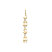 Load image into Gallery viewer, Cutout Gold Initials &amp; Bezel Charm
