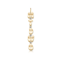 Load image into Gallery viewer, Cutout Gold Initials &amp; Bezel Charm
