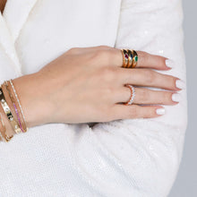 Load image into Gallery viewer, Pear Stone Dome Ring
