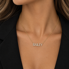Diamond Name Necklace
