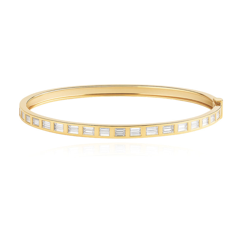 Baguette Diamond Classic Bangle