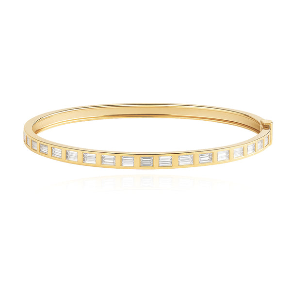 Baguette Diamond Classic Bangle