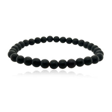 Load image into Gallery viewer, Large Onyx Bead Men Bracelet
