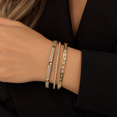 Baguette Diamond Classic Bangle