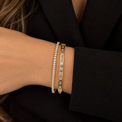 Baguette Diamond Classic Bangle