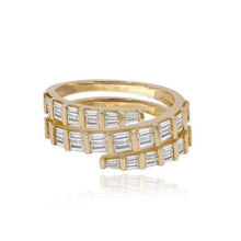 Load image into Gallery viewer, Baguette Swirl Ring
