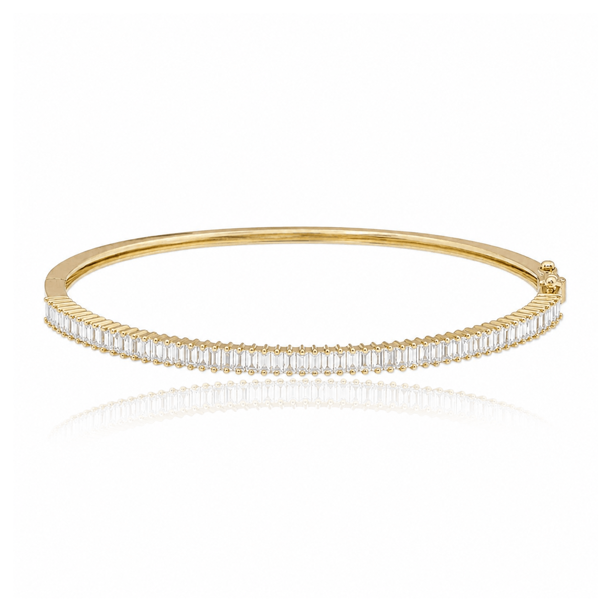 Baguette Diamond Bangle
