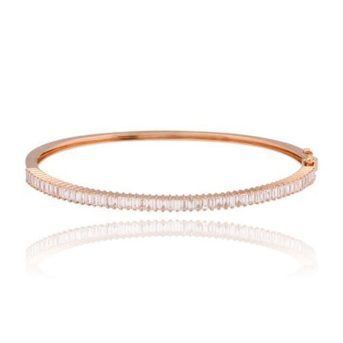 Baguette Diamond Bangle