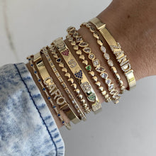 Load image into Gallery viewer, Three Oval Diamond Golden Bracelet
