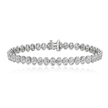 Load image into Gallery viewer, Oval Diamond Bezel Tennis Bracelet
