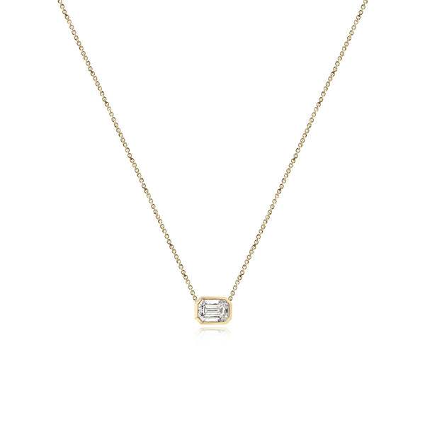 Medium Diamond Solitaire Necklace