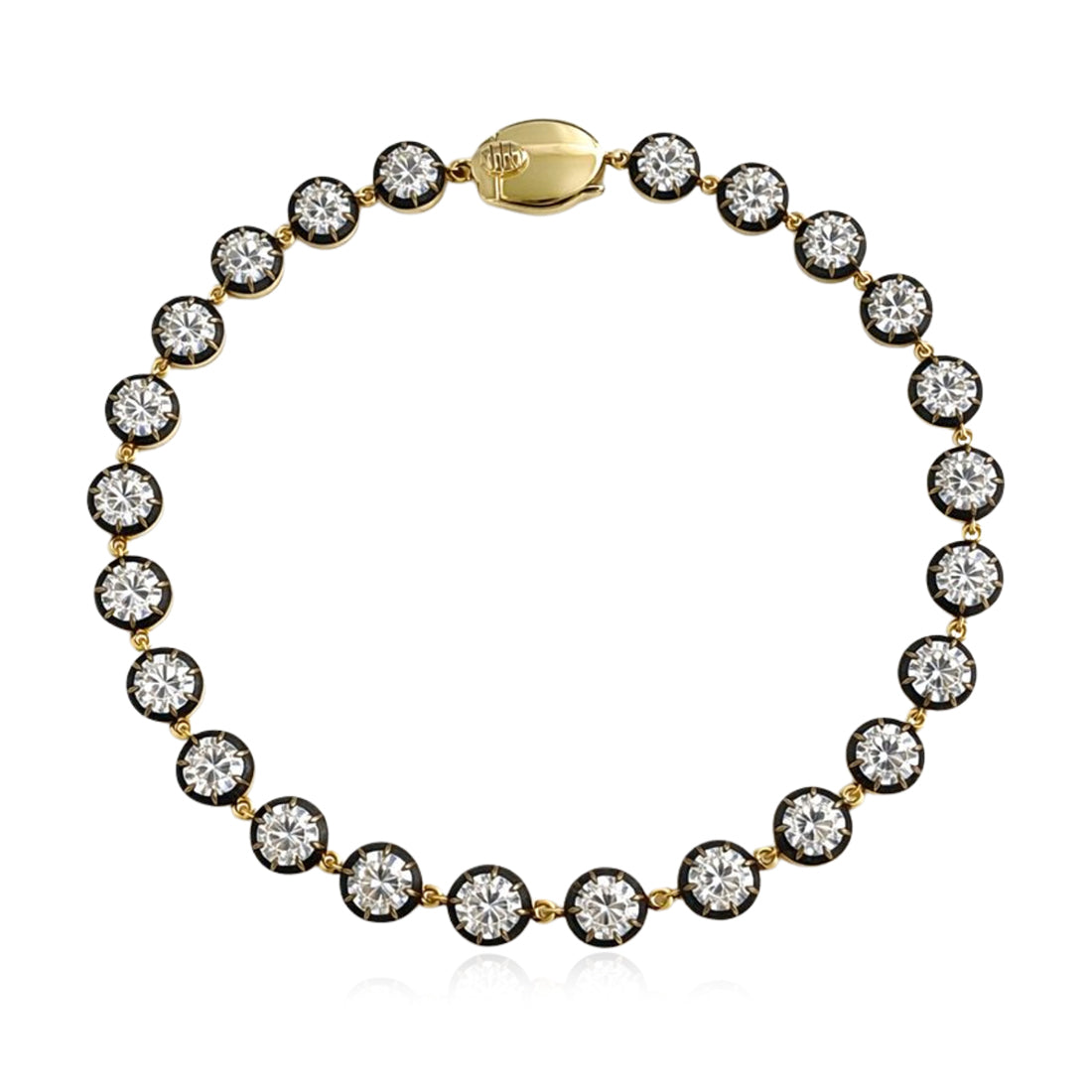 Black Rhodium Tennis Bracelet