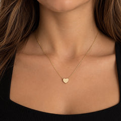 Block Heart Necklace