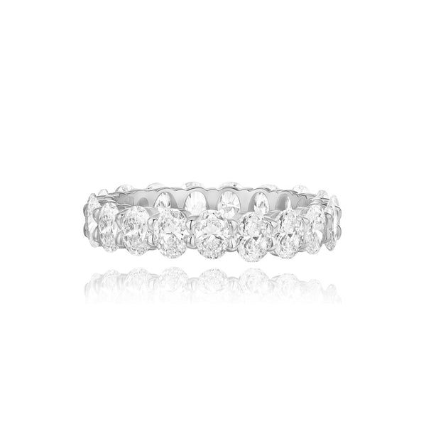 Bridal Oval Cut Eternity Ring