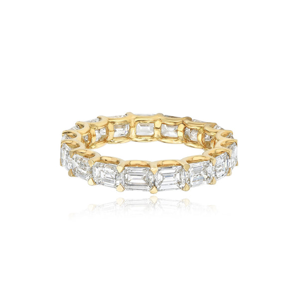 Bridal Emerald Cut Eternity Ring