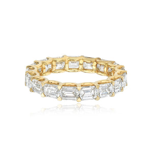 Bridal Emerald Cut Eternity Ring