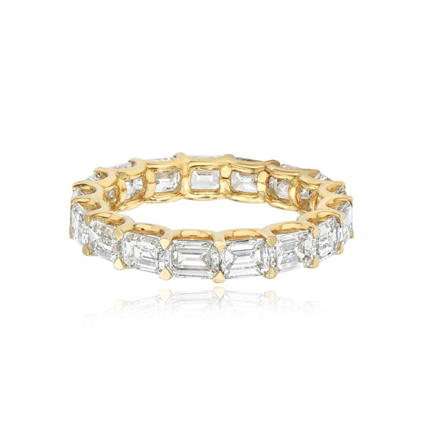 Bridal Emerald Cut Eternity Ring