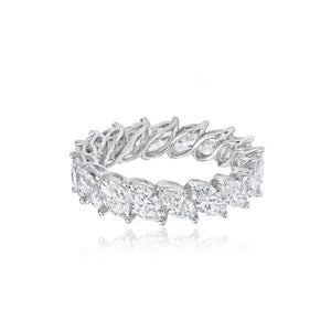Bridal Marquise Cut Eternity Ring