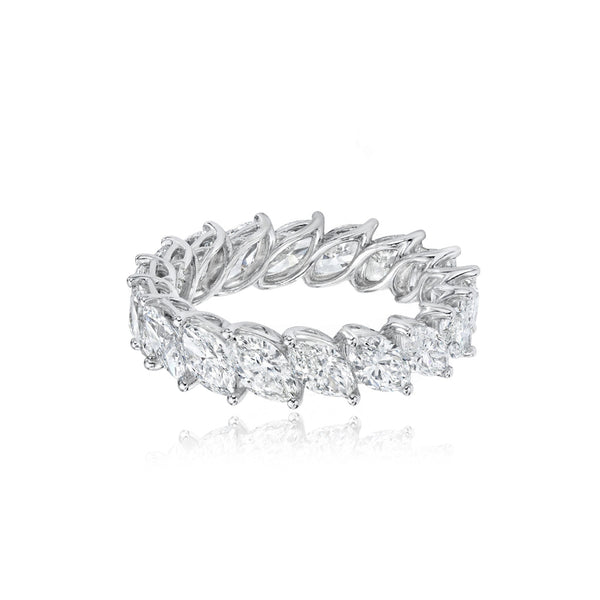 Bridal Marquise Cut Eternity Ring